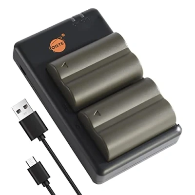 Immagine di DSTE 2PCS BP 511 BP511 BP511A 511A (2300mAh/7.4V) Batteria Caricatore Compatibile per Canon EOS 20Da,300D,30D,40D,50D,5D,D30,D60,EOS DM MV100X,DM MV100Xi,DM MV30,DM MV430,DM MVX1i