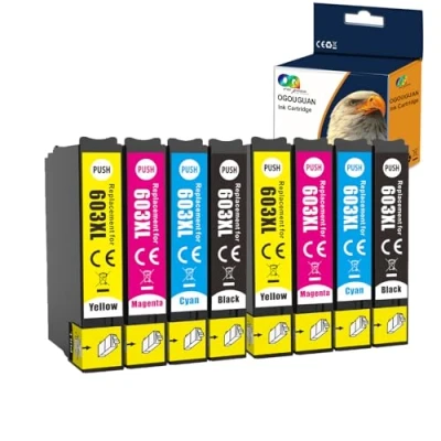 Immagine di Caidi 603XL Cartucce Compatibili per Epson 603 XL Multipack Expression Home XP 2100 2105 3100 4100 Workforce WF 2810 2830 2850 (2 Nero, 2 Ciano, Magenta, Giallo)