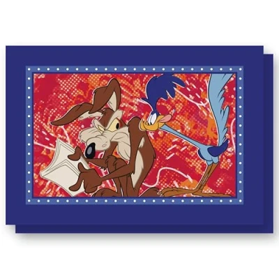 Immagine di Egan Set 2 Tovagliette in cotone Willy Il Coyote e Beep 45x30
