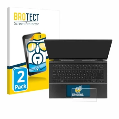 Immagine di brotect Pellicola Protettiva per ASUS ZenBook Flip 14 UX463FA (Touch Trackpad) Protezione Schermo (2 Pezzi) [Trasparente, Anti Impronte]