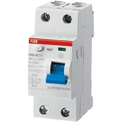 Immagine di ABB F202 A 63A 30MA INTERR.DIFFERENZ. PURO 2P