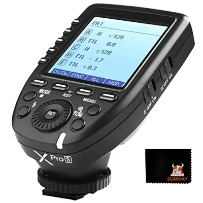 Immagine di GODOX Xpro S TTL Flash Trigger Trasmettitore 1/8000s Velocità Sincronizzazione con grande schermo LCD per fotocamere Sony