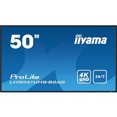 Immagine di Iiyama ProLite LH5041UHS B2AG Display Digital Signage ERP: G (A G) 127 cm (50 pollici) 3840 x 2160 Pixel 24/7 Funzione anti burn in, di riproduzione