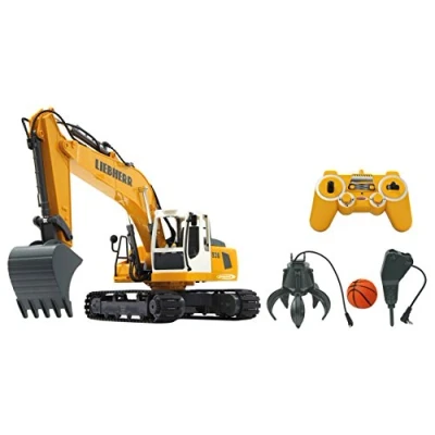 Immagine di JAMARA Liebherr R936 Destruction Set Giocattolo Scavatrice Telecomandato, Scala 1:24, 2.4 GHz, Colore Giallo, 1:20 Scale, 405112