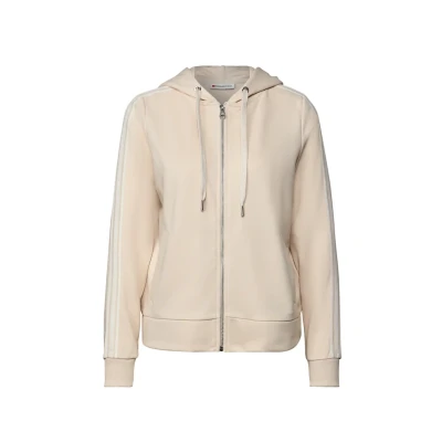 Immagine di Street One Kapuzenjacke MIT Dekotape Felpa con zip, Donna, Taglia: 44, Beige