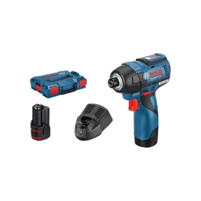 Immagine di Bosch Professional Power Tools 06019E0005 Avvitatore ad impulsi a batteria 12 V Quantità di batterie ricaricabili incluse 2 Li Ion incl. seconda