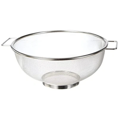 Immagine di Excelsa Net Work Scolariso/Scolapasta a Rete Fine, Acciaio Inossidabile, Argento, Diametro: 25 cm
