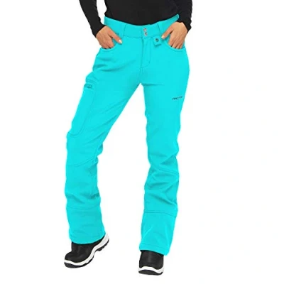 Immagine di ARCTIX Sarah Fleece Lined Softshell Pants, Pantaloni da Neve Donna, Bluebird, Medium (8 10) Regular