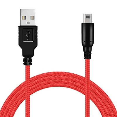 Immagine di OcioDual Cavo USB 1,5m Rosso Intrecciato Compatibile con Ninten DSi,DSi XL,2DS,New 2DS XL,3DS,3DS XL,New 3DS,New 3DS XL Cable di Carica e Dati Ricarica Batteria Data Rinforzato Antigraffio
