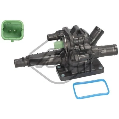 Immagine di Metalcaucho 03269 termostato motore 83C con guarnizione sensore, Alloggiamento in plastica PEUGEOT: 207 Hatchback, 208 I Hatchback