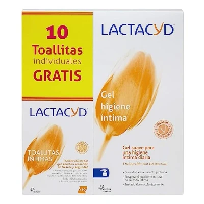 Immagine di Lactacyd Gel Intimo+10 Toallitas 400 Ml