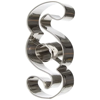 Immagine di Staedter Stampo per biscotti, in acciaio inox, 30 x 7,5 cm, colore: Argento