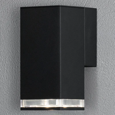 Immagine di Konstsmide Pollux 410 750 Lampada da parete per esterno LED (monocolore) GU10 7 W Nero