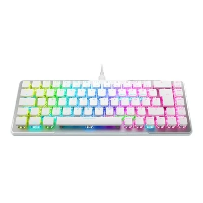 Immagine di Turtle Beach Vulcan II Mini Tastiera da gioco ottica meccanica al 65% con illuminazione RGB personalizzabile, tecnologia duplicatore di tasti, piastra in alluminio, bianco
