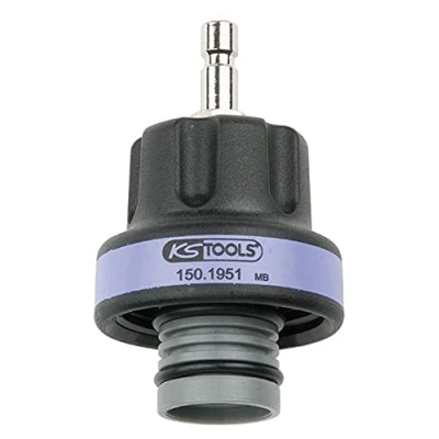 Immagine di KS Tools, Utensili autofficina, Adattatore per sistema di raffreddamento M42 x 2,5, viola