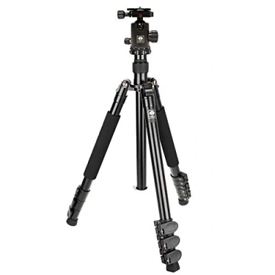 Immagine di SIRUI AM 2004E + G 20K Treppiede con testa a sfera in alluminio Altezza 153,8 cm Max. Carico massimo: 12 kg.