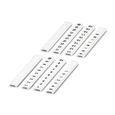 Immagine di ZBF 5/WH 100:NON STAMPATO piatto 6130141.743201 100:UNBEDRUCKT Phoenix Contact Contenuto: 100 pz.