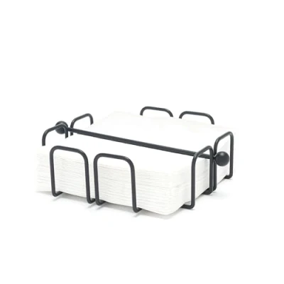 Immagine di simplywire Portatovaglioli/Salviette con barra di fermo Nero