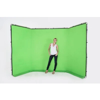 Immagine di Manfrotto LL LB7622 Fondale Panoramico in Tessuto da 4 m, Colore Verde