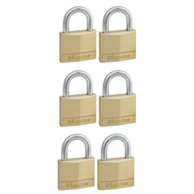 Immagine di Master Lock P22214 Lucchetto Stesse chiavi Oro, Argento Serratura a chiave