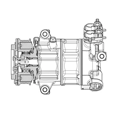 Immagine di MAHLE ORIGINAL ACP 654 000P Compressore Aria Condizionata 6VS14ic 12V PAG 46 SP A2 R1234yf, R134a FORD: C Max 2, FIESTA 7, Grand