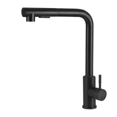 Immagine di Zhufas Rubinetto Lavello Cucina, Miscelatore Cucina,Rubinetto Cucina con Doccia Estraibile,Rubinetto da in Acciaio Inossidabile nero, per Doccia, Girevole a 360