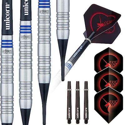 Immagine di Unicorn Set Freccette Core Tungsten Barrels Stile 1 Punta Morbida 20 g