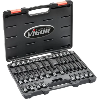 Immagine di VIGOR V6019 Set bussole 30 3/8 Quadrato