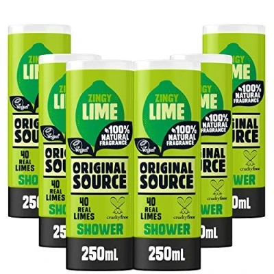 Immagine di Original Source, Docciaschiuma al lime da 250 ml, Confezione 6