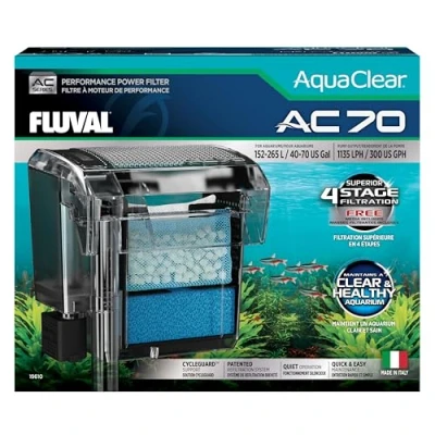 Immagine di Fluval Filtro Zaino AquaClear AC70, 1135 lph