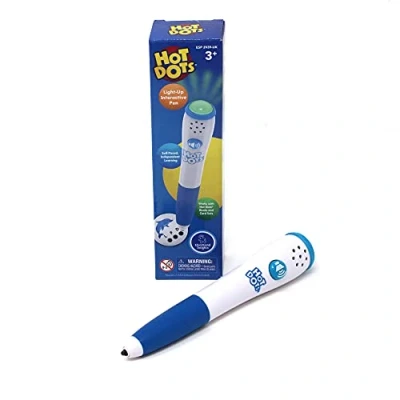 Immagine di Learning Resources penna interattiva luminosa Hot Dots, singola, apprendimento interattivo, compatibile con qualsiasi set dai 3 anni in su