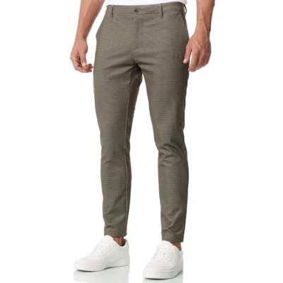 Immagine di JEFF Uomini JFChris Pants Pantaloni da Completo in Tessuto Stretch Houndstooth 38/30