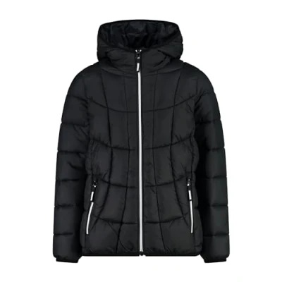 Immagine di CMP Giacca Da Bambino Con Cappuccio Fisso, Unisex Bambini e ragazzi, Nero, 140