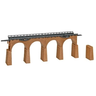 Immagine di FALLER Kit di costruzione in scala 2/N, 10,2 cm, 1:160, plastica, viadotto dritto, treno hobby, edifici