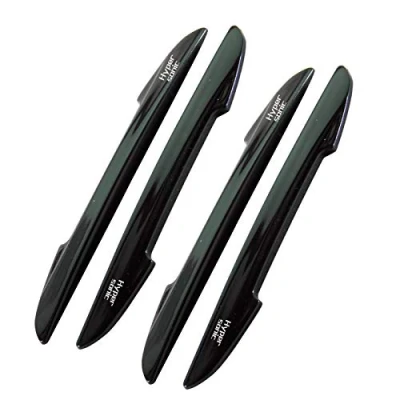 Immagine di Hypersonic Confezione da 4 pellicole protettive per portiera auto, paraurti e bordo della porta, colore: Nero
