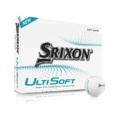 Immagine di Srixon UltiSoft 4 Dozzina di palline da golf sensazione morbida Compressione molto bassa Controllo e Accessori premium regali
