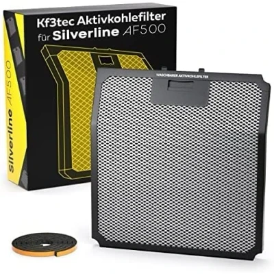 Immagine di KF3TEC® Filtro ai carboni attivi per Silverline AF 500 (lavabile fino a 3 volte) (1 confezione)