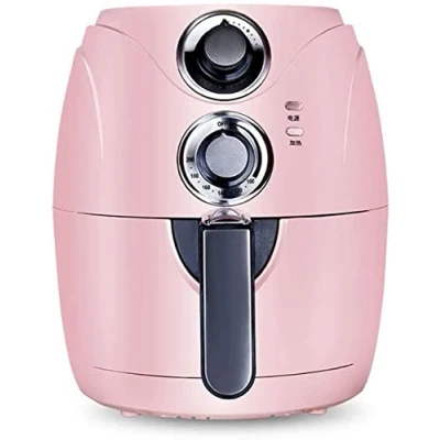 Immagine di Honent Friggitrice Ad Aria, Programmabile con Touchscreen Digitale LCD, Elettrica Aria Calda da 1200 W, Spegnimento Automatico, Cestello Antiaderente Facile Pulire, 2,5 L,Pink,Rosa