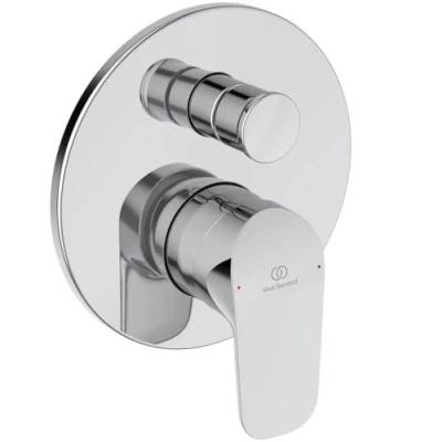 Immagine di Ideal Standard Ceraflex, Miscelatore per vasca o doccia ad incasso, Due vie, Parti esterne, Cromato
