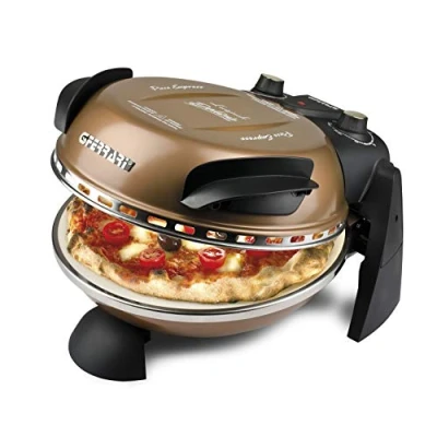 Immagine di G3 Ferrari G10006 Pizza Express Delizia, Forno Pizza, 1200 W, 400C, fragrante in 5 minuti, Ricettario incluso, Rame