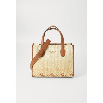 Immagine di Guess Silvana Borsa a mano cognac, Donna, Taglia: One Size, Cognac
