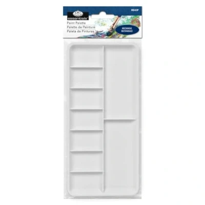 Immagine di Royal &amp; Langnickel Essentials R2000156 Tavolozza rettangolare con 9 pozzetti