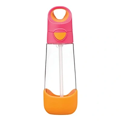 Immagine di b.box Borraccia Bambini in Tritan con Cannuccia e Tappo Antigoccia Ergonomica Design Moderno Adatto ai Bambini, Ideale da Introdurre Dopo i Bicchieri Beccuccio 600 ml (20 oz)