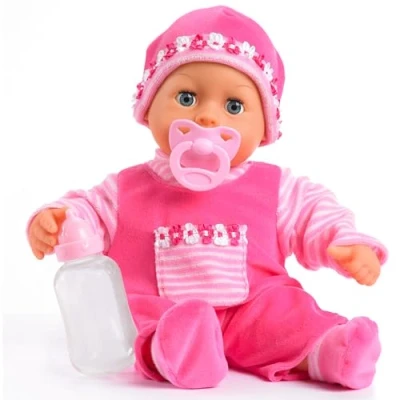 Immagine di Design 93825AA Does Not Apply Bayer Bambola interattiva, parlante, 38 cm, Colore Rosa, 93800 pink
