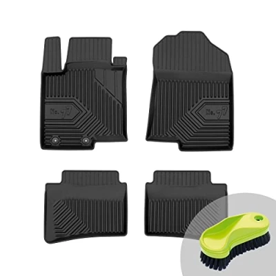 Immagine di FROGUM No.77 Set di tappetini perfettamente su misura per Hyundai Bayon dal 2021, i20 III 2020 Materiale TPE durevole