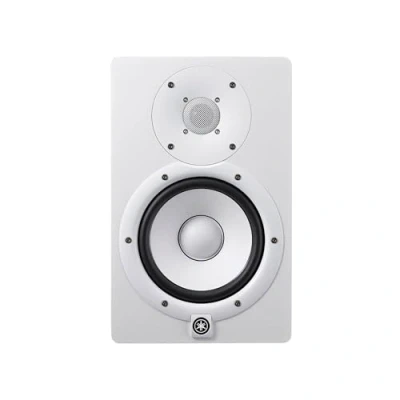 Immagine di Yamaha HS7, Cassa Studio Monitor Amplificato, da Attivo Bass Reflex a 2 vie Bi amplificato per produttori, DJ e musicisti, Bianco