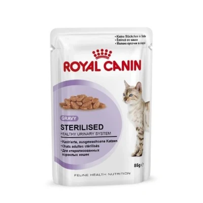 Immagine di Royal Canin 48 x 85 g Alimento umido per gatti Sterilised in Salsa