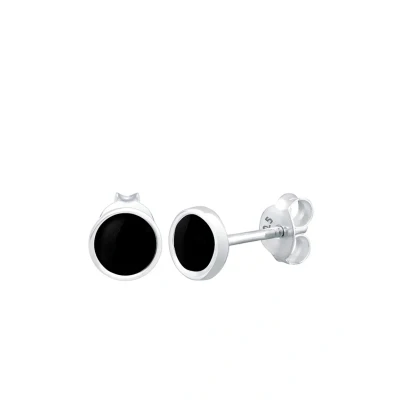 Immagine di Elli Basic GEO Orecchini, Donna, Taglia: One Size, Black