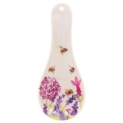 Immagine di Lesser &amp; Pavey Jennifer Rose Gallery Poggiamestolo per cucina e casa, grazioso portamestolo progettato in Gran Bretagna accessori da cucina, resistente al calore, tutti i tipi di cucchiai