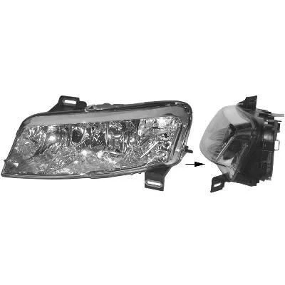 Immagine di VAN WEZEL 1625961 fari Sx H7/H1/H1 bianco per veicolo circolazione Dx senza motore regolazione assetto PX26d FIAT: Stilo Hatchback